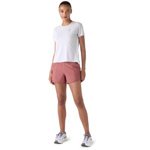 Future Planet Women's Nova Premium Performance Sport Athletic 4" High Waisted Active Gym Workout Running Shorts Rose Pink - 1 of 4