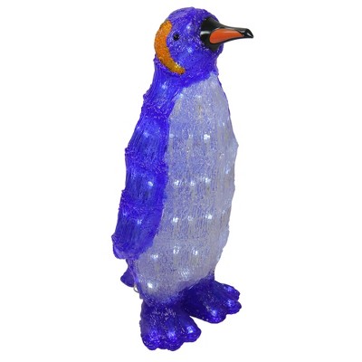 Northlight 18" Lighted Commercial Grade Acrylic Penguin Christmas Outdoor Decoration