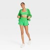 Women's Seamless Waistband Woven High-Rise Shorts 2.5" - JoyLab™ - 3 of 4
