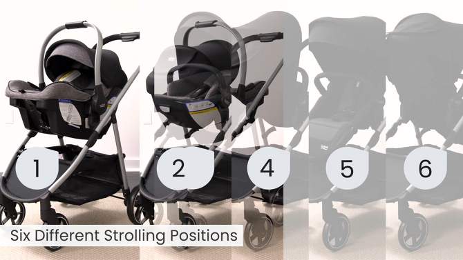 Britax Grove Modular Lightweight Baby Stroller, 2 of 11, play video