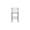 Meridian Furniture,Dax Cream Vegan Leather Counter Stool - 3 of 4