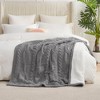 Amelie Home Reversible Chenille Cable Knit Throw Blanket - 3 of 4
