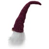 Northlight Gnome Head Christmas Decoration - 15" - Purple Plum and White - 2 of 4