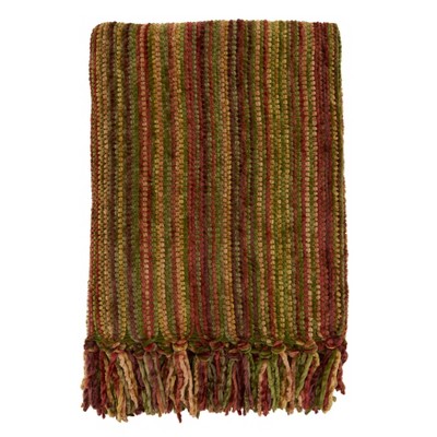 50"x60" Chenille Throw Blanket - Saro Lifestyle