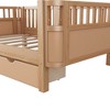 Sapphtopaz Wood Twin Size Bed Frame with Headboard & Rails for Kids Low Platform Bed with 2 Storage Drawers Bedroom Daybed for Girls and Boys - 3 of 4