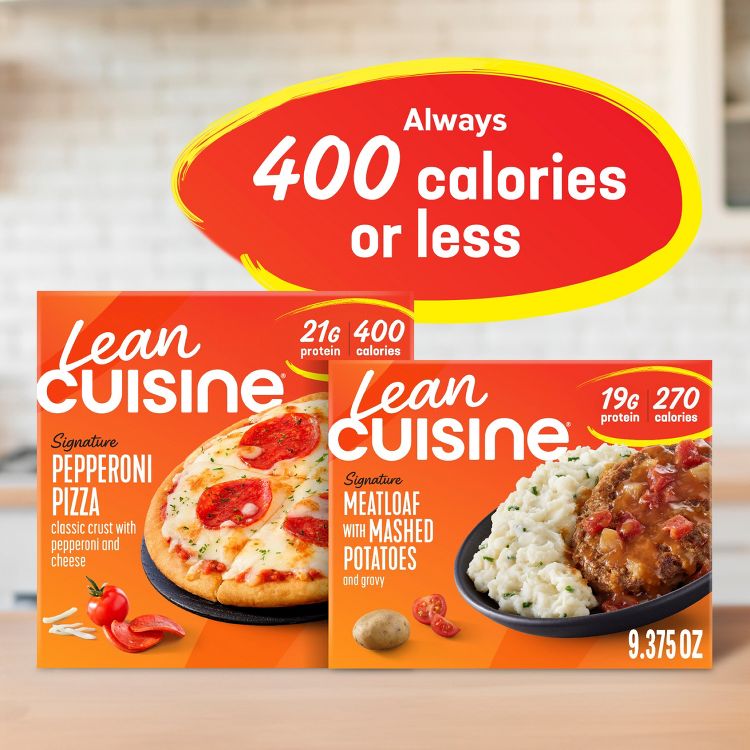 Lean Cuisine Signature Meatloaf with Mashed Potatoes High Protein Microwave Meal - 9.375oz, 5 of 7