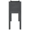 vidaXL Solid Wood Pine Garden Planter, Weather-Resistant Square Planter Box, Gray Finish, 27.6"x12.2"x27.6", Suitable for Outdoor use - 4 of 4