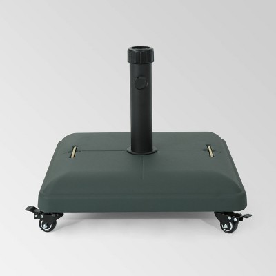 80lb Hayward Steel Square Umbrella Base with Wheels - Christopher Knight Home