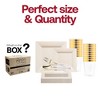 Smarty Had A Party Ivory Square Plastic Tableware Set - 120 Sets - 3 of 4