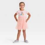Toddler Girls' Bluey Tulle Printed T-Shirt Dress - Pink