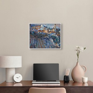Art Remedy Joaquim Mir - Terraced Village Impresionism Landscape Wall Art Framed - 1 of 4