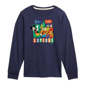 Boys' - Disney - Mickey & Friends Long Sleeve Graphic T-Shirt - 1 of 4