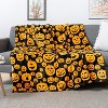Halloween Pumpkin Blanket, Halloween Throw Blanket, Pumpkin Baby Blanket, Soft, Plush, Warm Blanket, Halloween Gift for Kids - 2 of 4