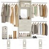 Aheaplus 25'' - 96'' W Closet System with Mirror - 3 of 4