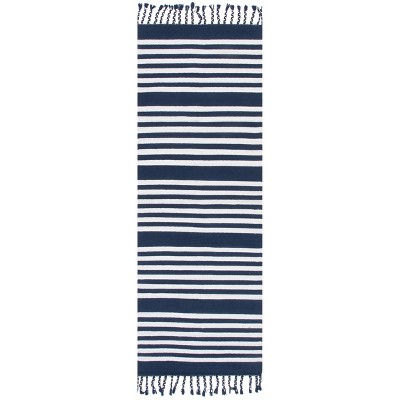 Nuloom Rowen Striped Cotton Tassel Indoor Area Rug