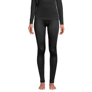 Lands' End Women's Silk Interlock Long Underwear Leggings Pants - 1 of 4