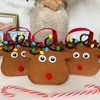 Wrapables Xmas Felt Reindeer Gift Bags, Holiday Decor 3pcs - 4 of 4