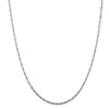 Black Bow Jewelry 1.75mm Sterling Silver, Solid Singapore Chain Necklace - image 3 of 4