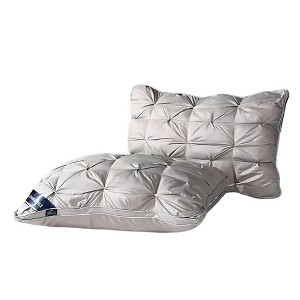 Dexmalle 100% Natural Cotton Bread Pillow,Medium-Firm,Gray - 1 of 4