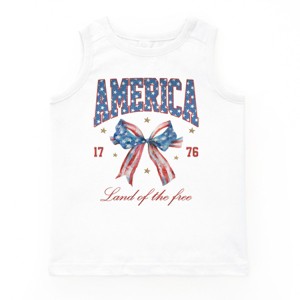 The Juniper Shop Coquette Vintage America Youth Tank Top - 1 of 4