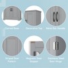30"W Bathroom Storage Cabinet Kitchen Pantry withMulti-Functional Storage Space, Drawer, Adjustable Shelf and Storage Rack-Christopher Knight Home - 4 of 4