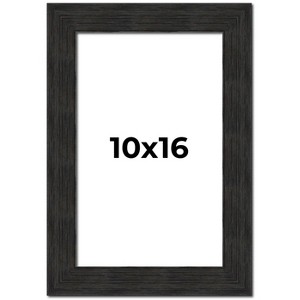 PosterPalooza | Contemporary Black Picture Frame - UV Acrylic, Foam Board Backing, Hanging Hardware - 1 of 4