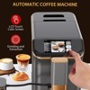 Jojoka Espresso & Cappuccino Maker with Burr Grinder and Milk Frother, 20 Bar Automatic Coffee Machine with TFT Touch Display,7 One-Touch Drinks - 3 of 4