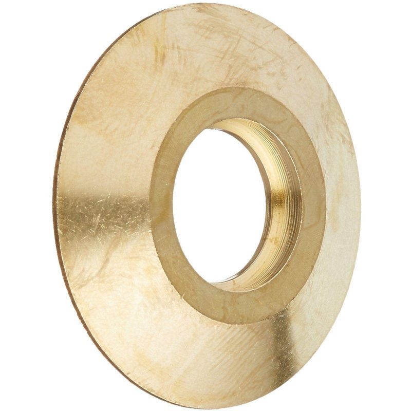 Wood Grip Swimming Pool Cover Brass Anchor Collar/Beauty Ring - 10 Pieces, 1 of 3