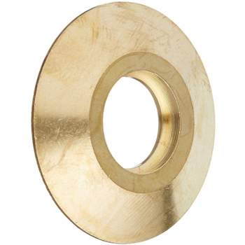 Wood Grip Swimming Pool Cover Brass Anchor Collar/Beauty Ring - 10 Pieces