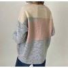 Women's Rosa Abstract Crew Neck Sweater - SIX/FIFTY - 2 of 3