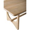 Mark & Day Jeffrey 30"H x 78"W x 39"D Modern Brown Dining Table - 4 of 4