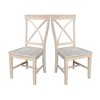 International Concepts Set of Two Creekside X-Back Chairs - 4 of 4