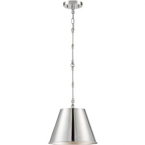Savoy House Alden 1 - Light Pendant in  Polished Nickel - 1 of 1