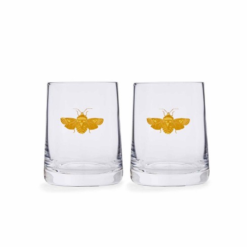Godinger Old Fashioned Whiskey Glasses, Italian Made