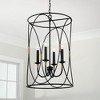 Capital Lighting Amara 4 - Light Chandelier in  Matte Black/Brass - 2 of 3