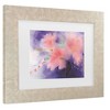 Trademark Fine Art Sheila Golden Violet Variations Matted Framed Art - 3 of 4