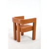 Dsvimoy Accent Chair Dining Chair Set of 2 Stylish Comfort for Dining Room or Kitchen, Brown, 27"*22"*18" - 3 of 4