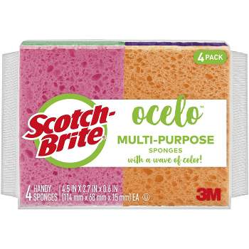 Scotch-Brite Ocelo Handy Sponge - 4pk