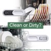 Unique Bargains Kitchen Hotel Indicator Clean Dirty Sign Oval Dishwasher Magnet - 3 of 4