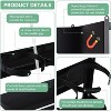 COZONY Magnetic Cup Holder Organizer – Foldable Carbon Steel Shelf with Hooks for Refrigerator, Kitchen, Office - 4 of 4