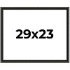 PosterPalooza | Photo Size Antique Black Picture Frame - UV Acrylic, Foam Board Backing, Hanging Hardware - 2 of 4