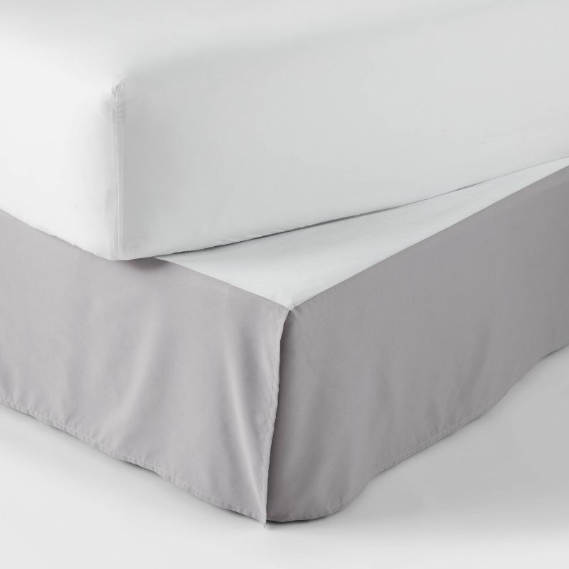 12pc Chambray Matelasse Stripe Comforter & Sheet Bedding Set Gray - Threshold™, 5 of 13