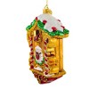 Huras Family 5.5 Inch Grandma's Great Cuckoo Clock Cardinal Time Peppermint Tree Ornaments - 4 of 4