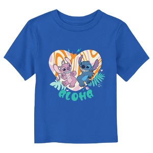 Toddler's Lilo & Stitch Aloha Couple T-Shirt - 1 of 3