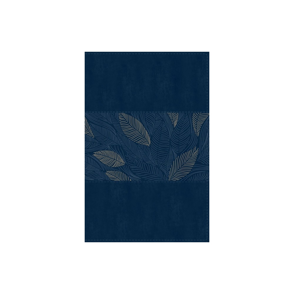 Niv, Thinline Bible, Compact, Leathersoft, Blue Floral, Red Letter, Comfort Print - (Leather Bound)