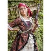 HalloweenCostumes.com Girl's Brown Coat Pirate Costume - 3 of 4