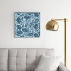 Heather Dutton Arabella Washed Indigo Metal Framed Art Print - Deny Desings - 2 of 3