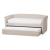 Twin Camino Modern Daybed with Trundle & High Density Foam - Baxton Studio - 2 of 4