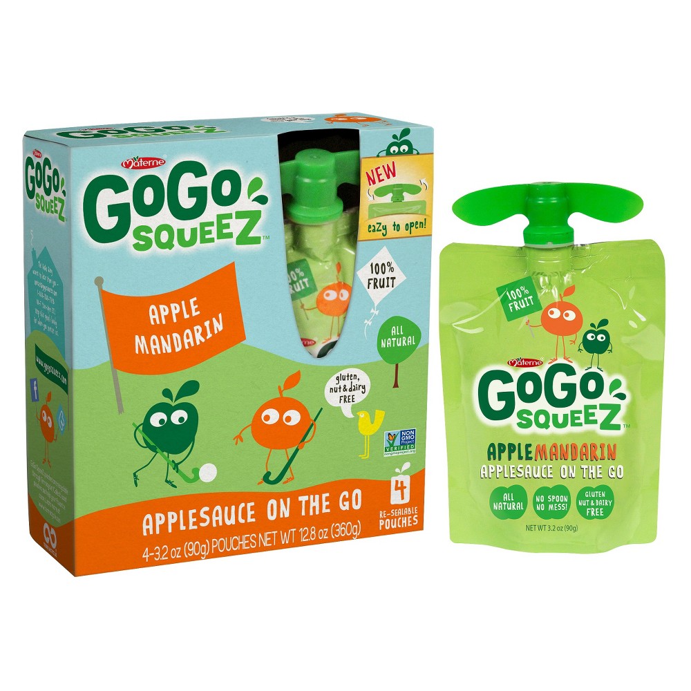 UPC 848860000415 product image for GoGO Squeez Apple Mandarin On The Go Apple Sauce 4 ct | upcitemdb.com