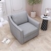 Ridstar Armchair 360 Degree Swivel For Living Room & Bedroom-Grey - 3 of 4